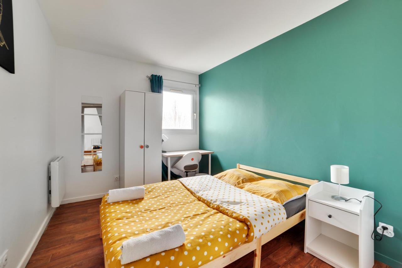 Chic And Spacious Apart With Parking Pierrefitte-sur-Seine Eksteriør billede